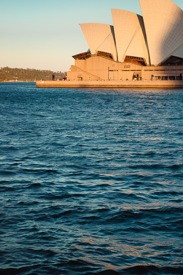 Opera House and Sydney Harbour.