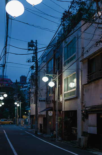 Ornamental street lamps.