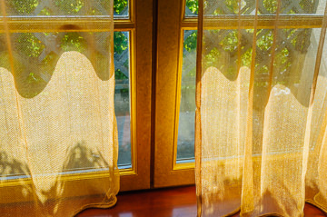 Curtains at the Park Hyatt Vendôme.