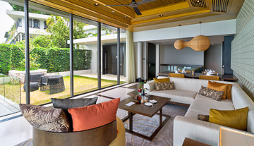 Villa living room, Conrad Koh Samui.