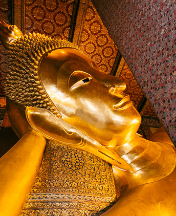 Portrait of the Reclining Buddha, Wat Pho.