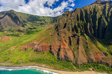 Cathedral Cliffs of the Na Pali Coast.