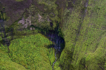 Mount Waialeale crater.