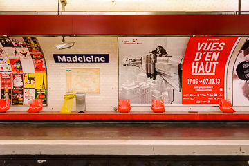 Madeleine metro station.