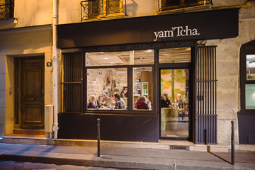 Yam'Tcha exterior on Rue Sauval.