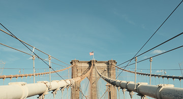 Brooklyn Bridge, New York City.